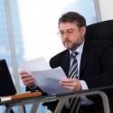 Man at desk with computer