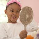 Child Looking in a Mirror