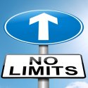 No limits street sign