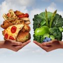 Food choices - unhealthier options versus healthier ones